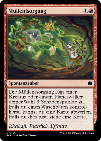 Sammelkarten MTG Müllentsorgung #156
