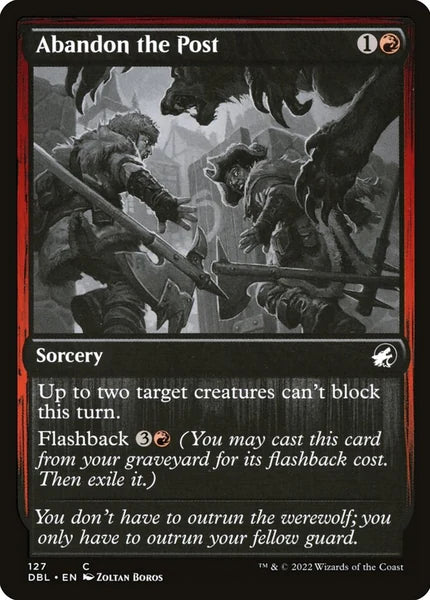 Sammelkarten MTG Abandon the Post DBL #127 (ENG)