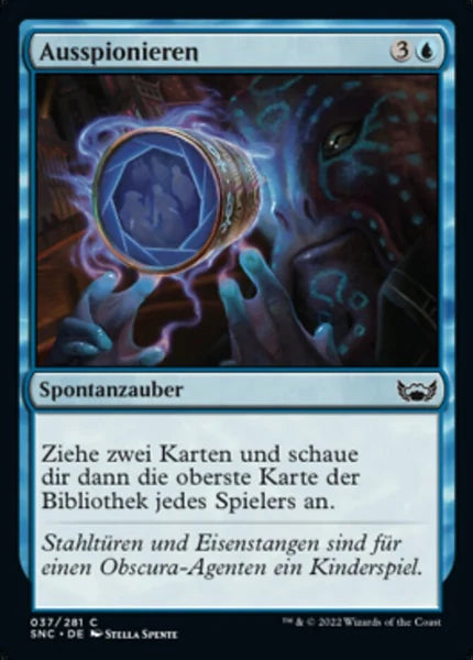 Sammelkarten MTG Ausspionieren SNC #37 (DEU)