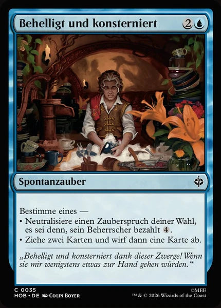 Sammelkarten MTG Behelligt und konsterniert HOB #35 (DEU)