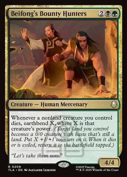 Sammelkarten MTG Beifong's Bounty Hunters TLA #209 (ENG)