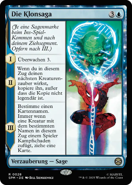 Sammelkarten MTG Die Klonsaga SPM #28 Foil