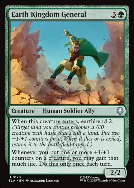 Sammelkarten MTG Earth Kingdom General TLA #173 (ENG)