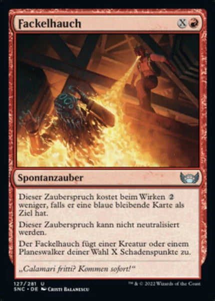 Sammelkarten MTG Fackelhauch SNC #127 (DEU)