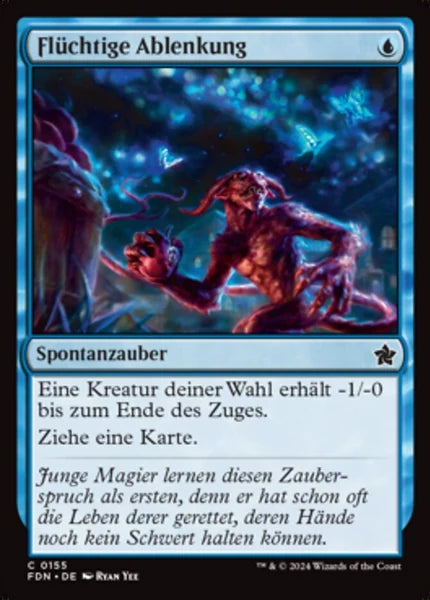 Sammelkarten MTG Flüchtige Ablenkung FDN #155 (DEU)