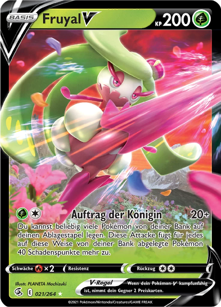 Sammelkarten Pokemon Fruyal V 021/264 Fullart