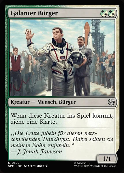 Sammelkarten MTG Galanter Bürger SPM #129 (DEU)
