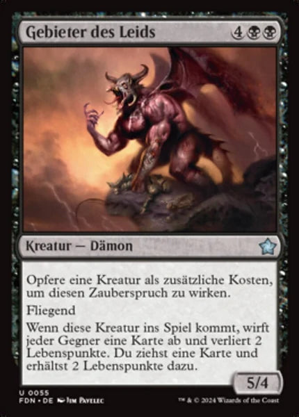 Sammelkarten MTG Gebieter des Leids FDN #55 (DEU)