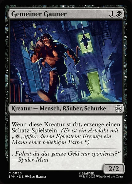 Sammelkarten MTG Gemeiner Gauner SPM #53 (DEU)