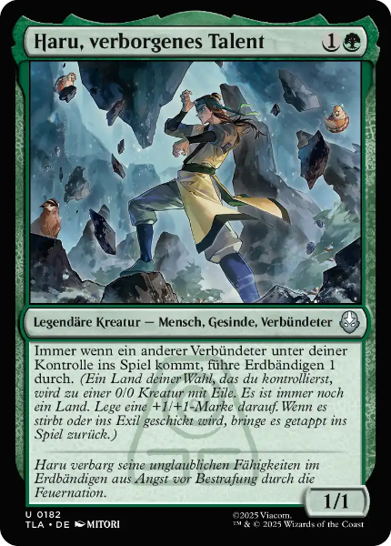 Sammelkarten MTG Haru, verborgenes Talent TLA 182