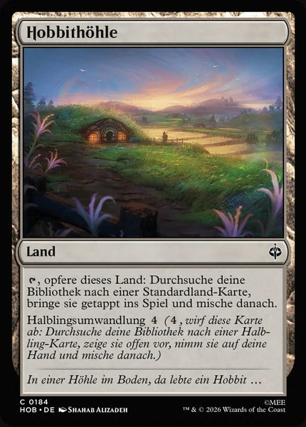 Sammelkarten MTG Hobbithöhle HOB #184 (DEU)