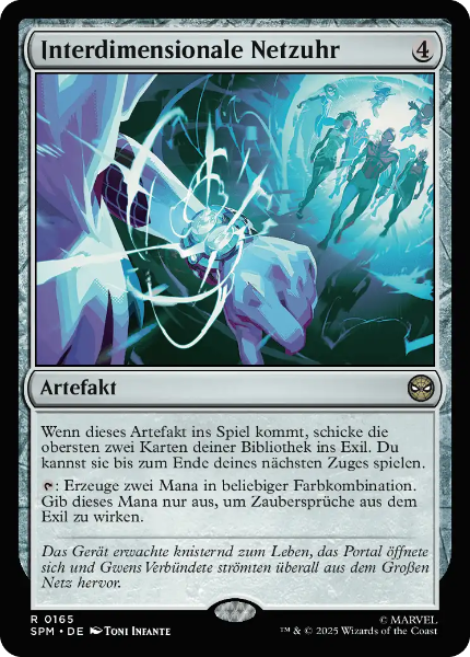 Sammelkarten MTG Interdimensionale Netzuhr SPM #165