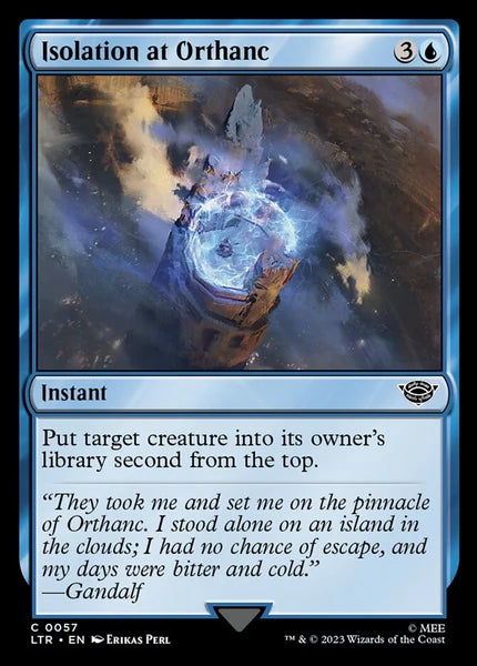 Sammelkarten MTG Isolation at Orthanc LTR #57 (ENG)