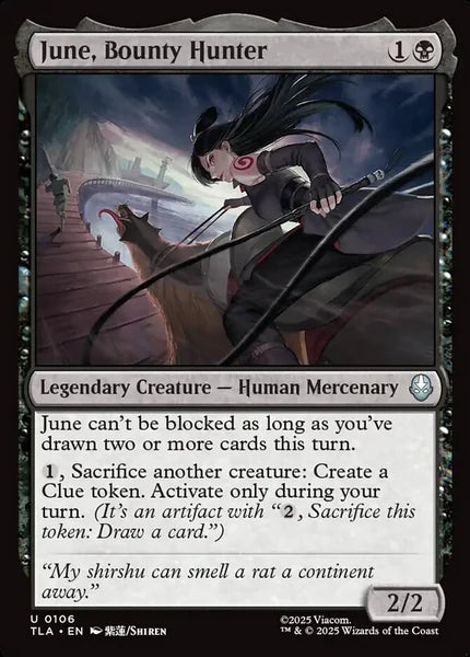Sammelkarten MTG June, Bounty Hunter TLA #106 (ENG)