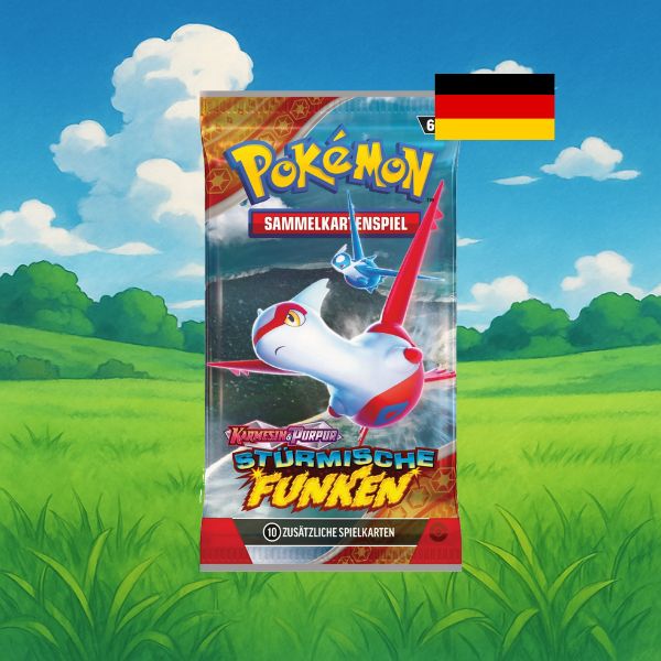 Karmesin & Purpur Stürmische Funken Booster deutsch