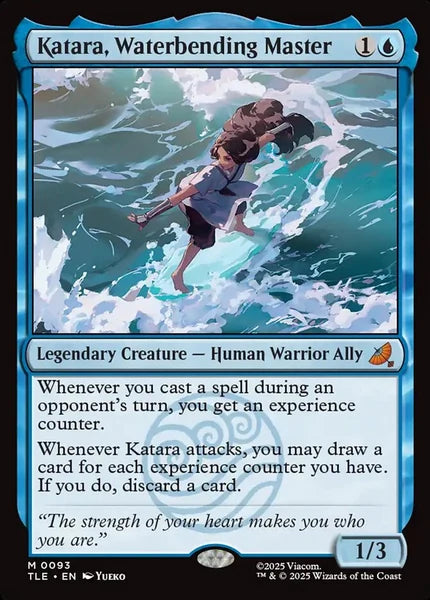 Sammelkarten MTG Katara, Waterbending Master TLE #93 (ENG)