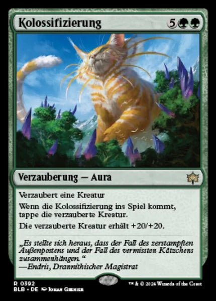 Sammelkarten MTG Kolossifizierung BLB #392 (DEU)