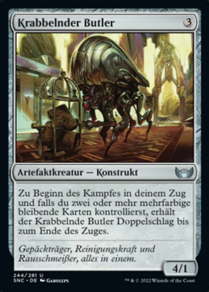 Sammelkarten MTG Krabbelnder Butler SNC #244 (DEU)