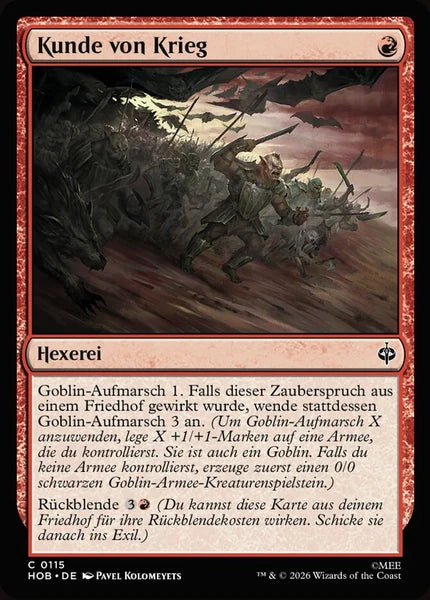 Sammelkarten MTG Kunde von Krieg HOB #115 (DEU)