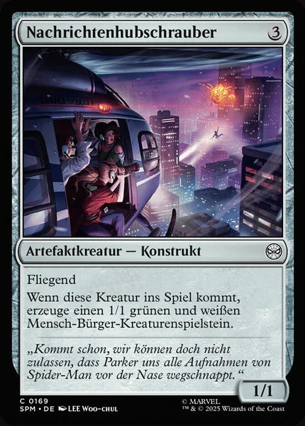 Sammelkarten MTG Nachrichtenhubschrauber SPM #169 (DEU)