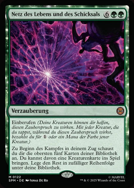 Sammelkarten MTG Netz des Lebens und des Schicksals SPM #122 (DEU)
