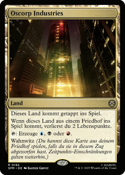 Sammelkarten MTG Oscorp Industries SPM #182