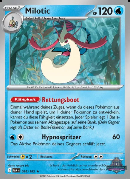 Sammelkarten Pokemon Milotic 036/182 Holo