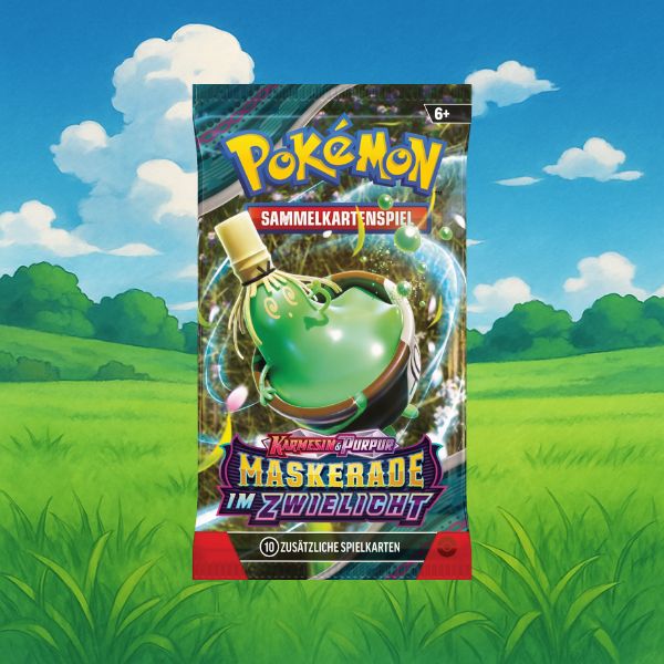 Pokemon Karmesin & Purpur Maskerade im Zwielicht Booster