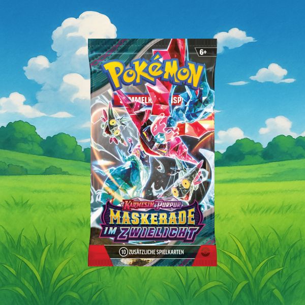 Pokemon Karmesin & Purpur Maskerade im Zwielicht Booster