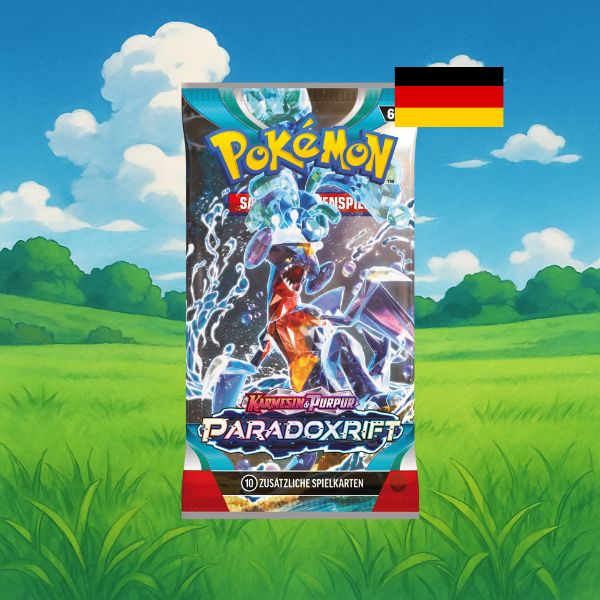 Pokemon Karmesin & Purpur Paradoxrift Booster Deutsch