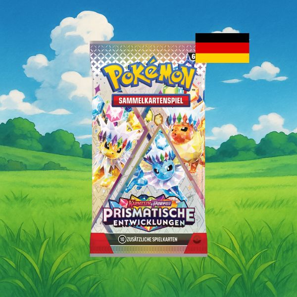 Pokemon Prismatische Entwicklungen Booster Deutsch