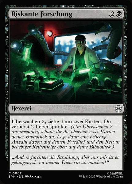 Sammelkarten MTG Riskante Forschung SPM #62 (DEU)