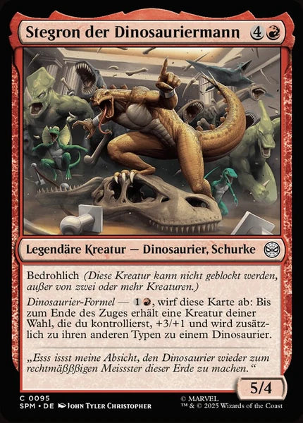 Sammelkarten MTG Stegron der Dinosauriermann SPM #95 (DEU)