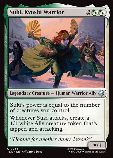 Sammelkarten MTG Suki, Kyoshi Warrior TLA #243 (ENG)
