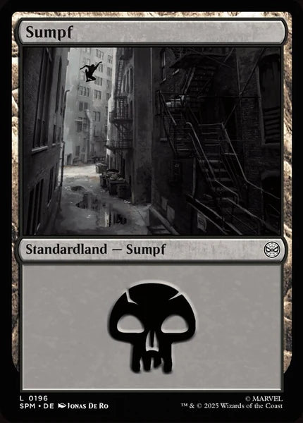 Sammelkarten MTG Sumpf SPM #196 (DEU)