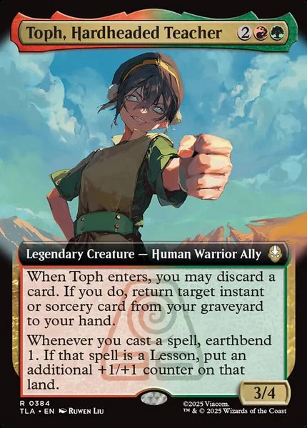 Sammelkarten MTG Toph, Hardheaded Teacher TLA #384 (ENG)