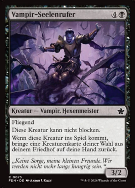 Sammelkarten MTG Vampir-Seelenrufer FDN #75 (DEU)