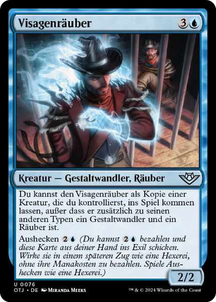Sammelkarten Outlaws of Thunder Visagenräuber #76