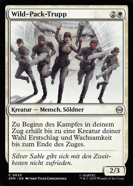 Sammelkarten MTG Wild-Pack-Trupp SPM #23 (DEU)