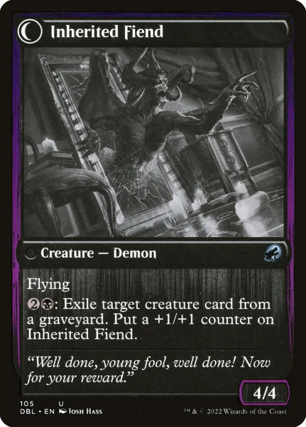 Sammelkarten MTG Heirloom Mirror // Inherited Fiend DBL #105 (ENG)