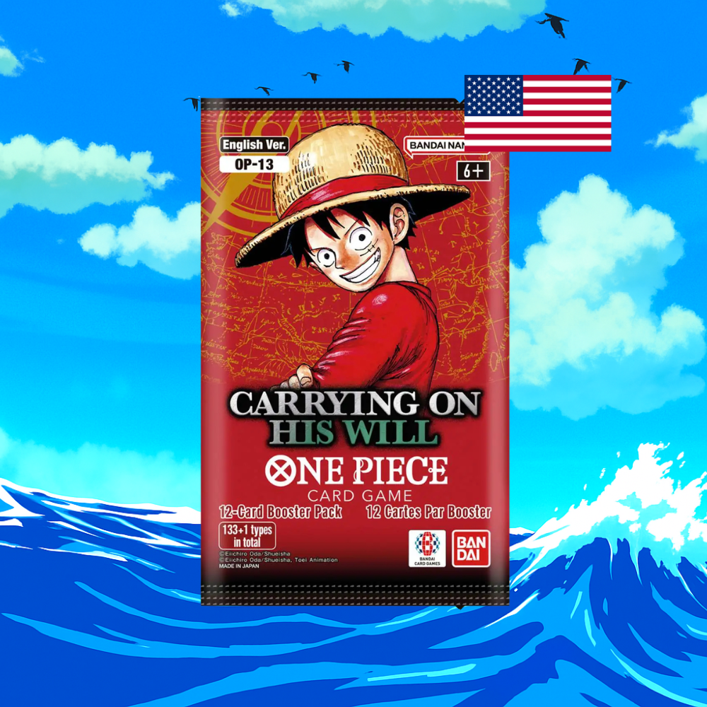 One Piece TCG OP13 Booster Pack Carrying on his Will – The Three Brothers Set zum 3. Jubiläum