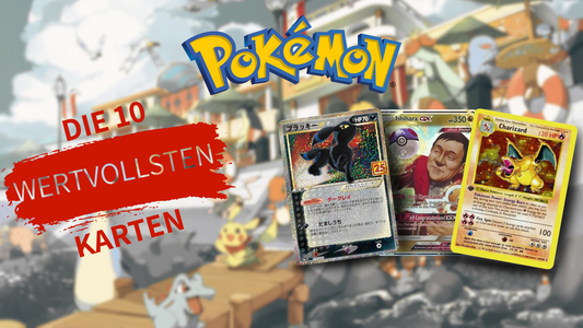 Die wertvollsten Pokémon Karten 2026: Das offizielle Top-10-Ranking
