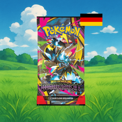 Pokemon Mega Entwicklung Dunkelnacht Mega Zeraora Booster deutsch