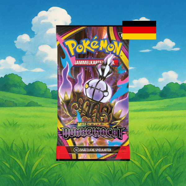Pokemon Mega Entwicklung Dunkelnacht Mega Candelure Booster deutsch