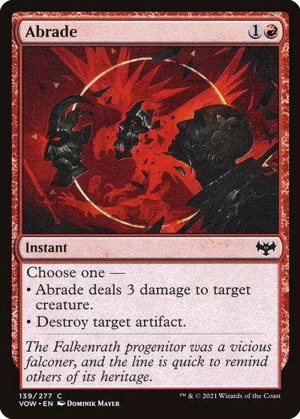 Sammelkarten MTG Abrade VOW #139 (ENG)
