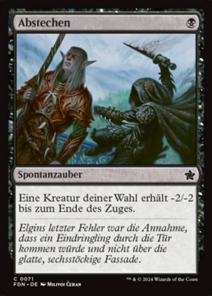 Sammelkarten MTG Abstechen FDN #71 (DEU)