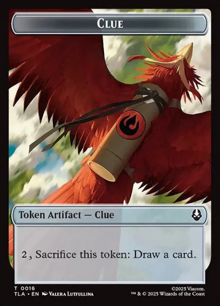 Sammelkarten MTG Ally TLA #08 // Clue TLA #16 Foil