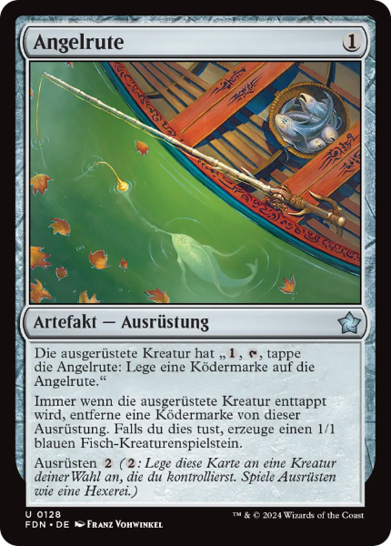 Sammelkarten MTG Angelrute FDN #128 (DEU)