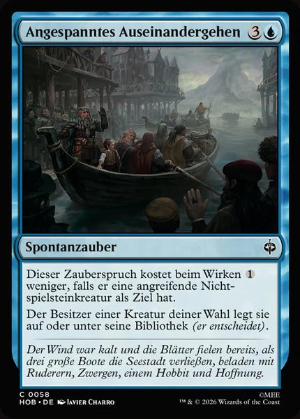 Sammelkarten MTG Angespanntes Auseinandergehen HOB #58 (DEU)