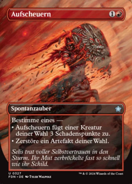 Sammelkarten MTG Aufscheuern FDN #327 (DEU)
